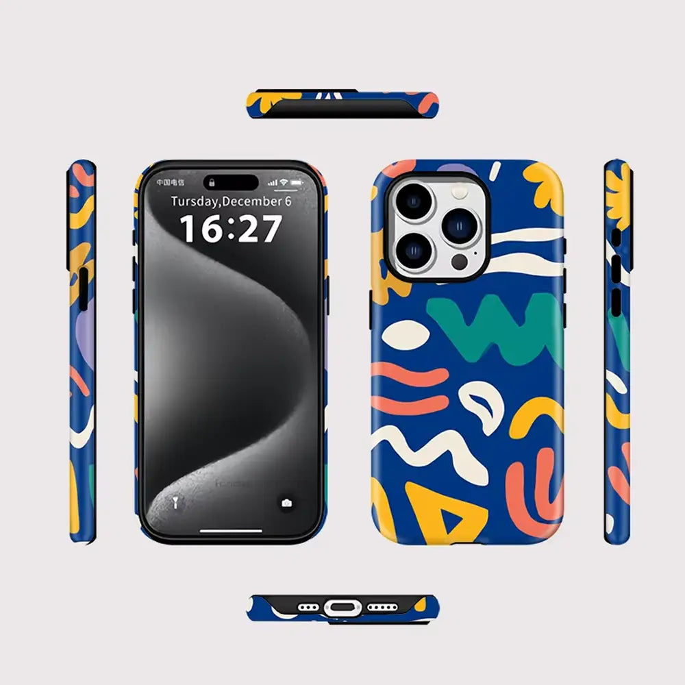 Abstract Graphic MagSafe Case for iPhone