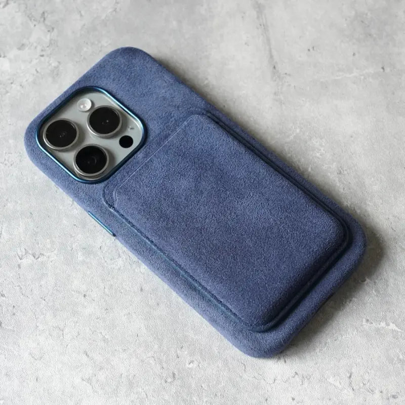 Italian Suede MagSafe Wallet for iPhone