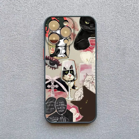 Black Cat Chronicles Case for iPhone