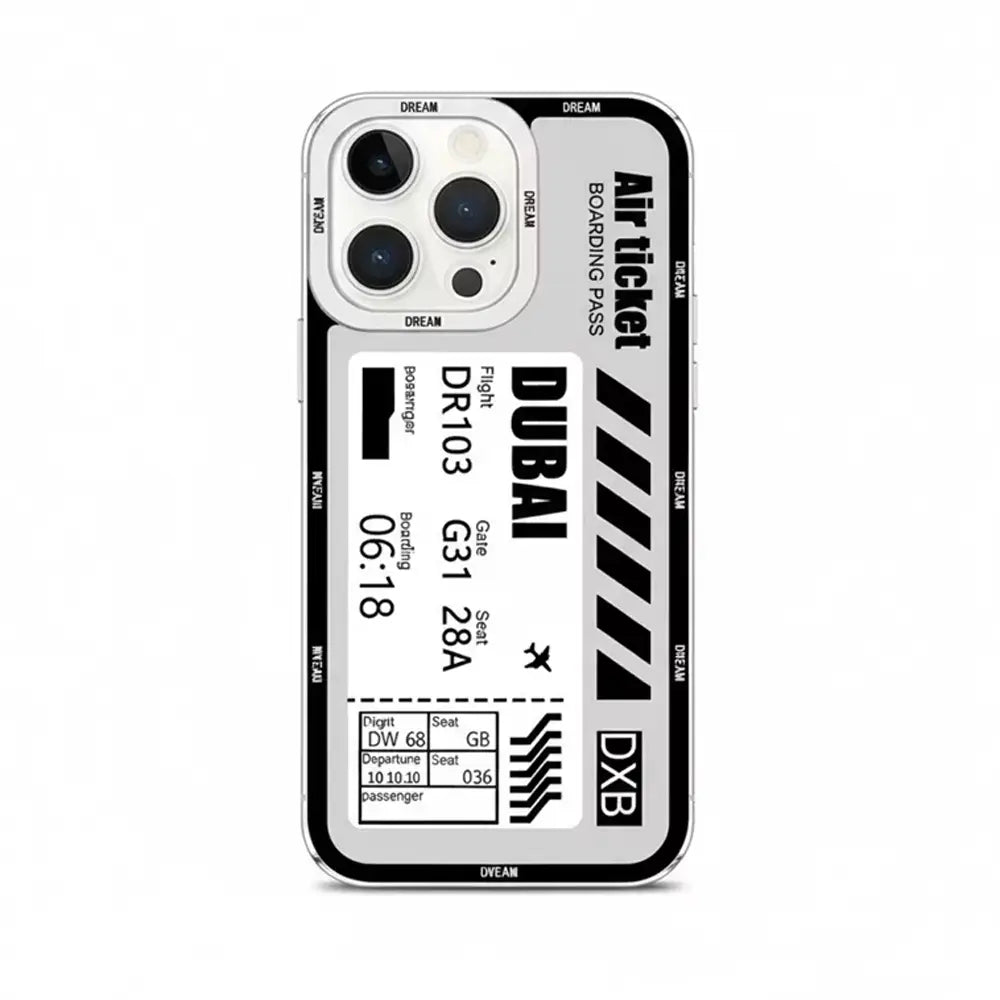 Boarding Pass Case for iPhone