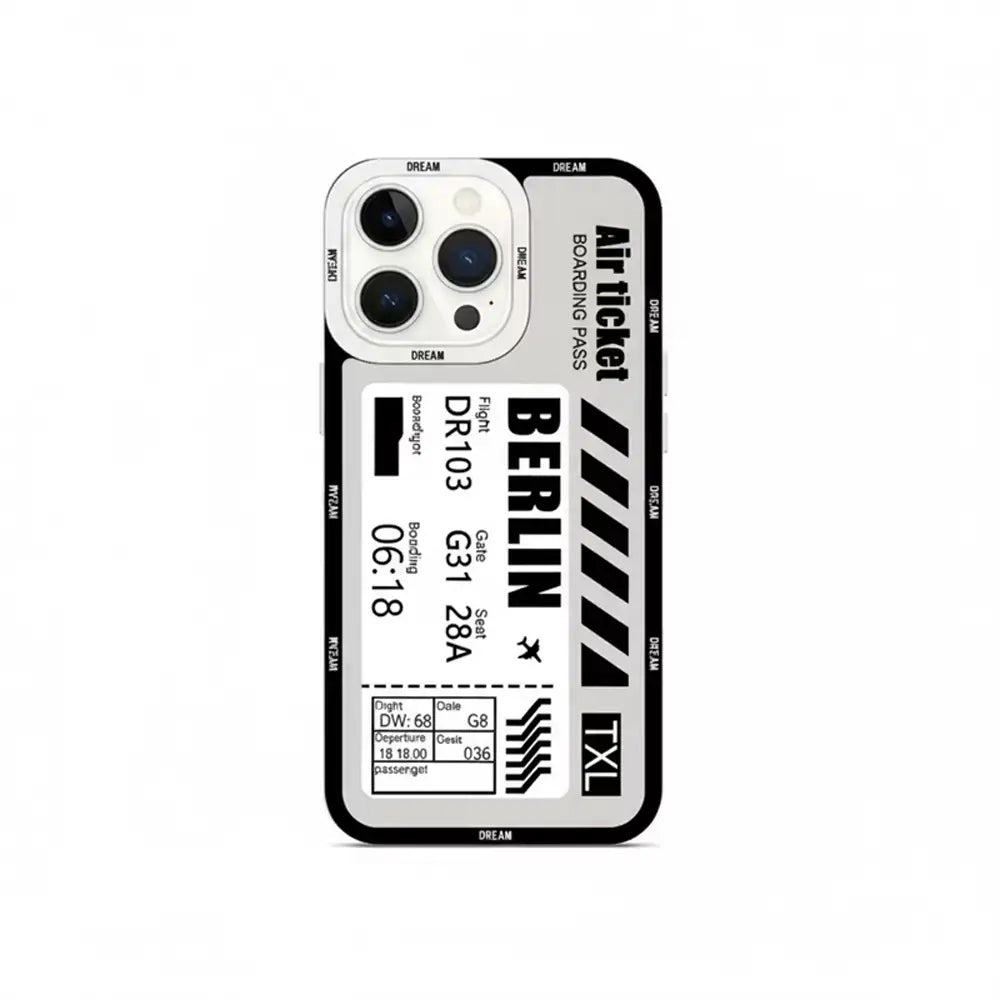 Boarding Pass Case for iPhone