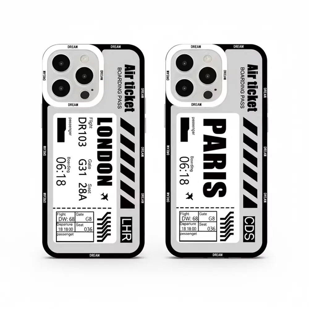 Boarding Pass Case for iPhone