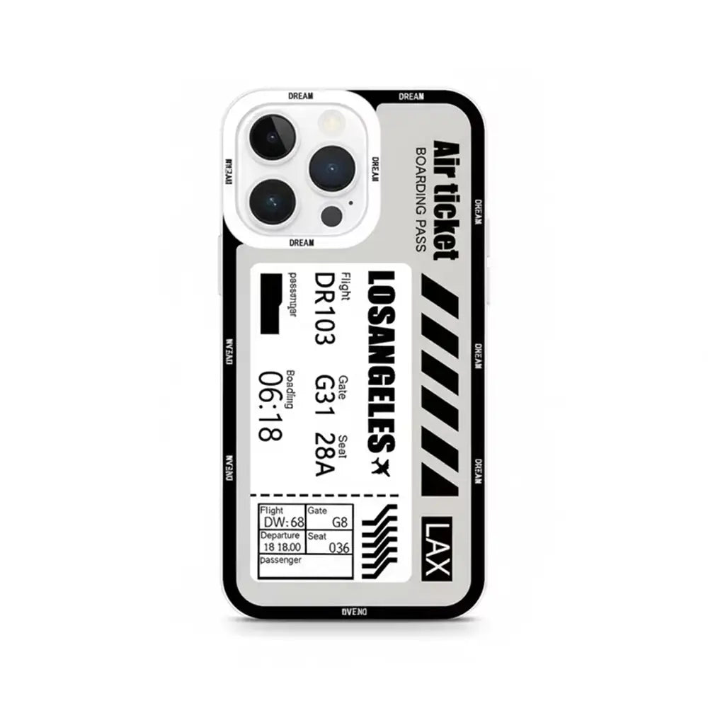 Boarding Pass Case for iPhone