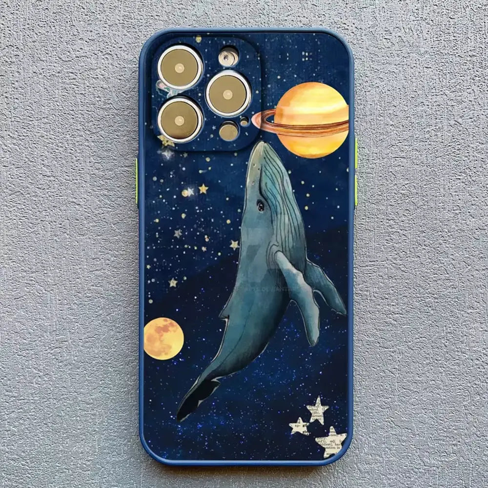 Cosmic iPhone Whale Case