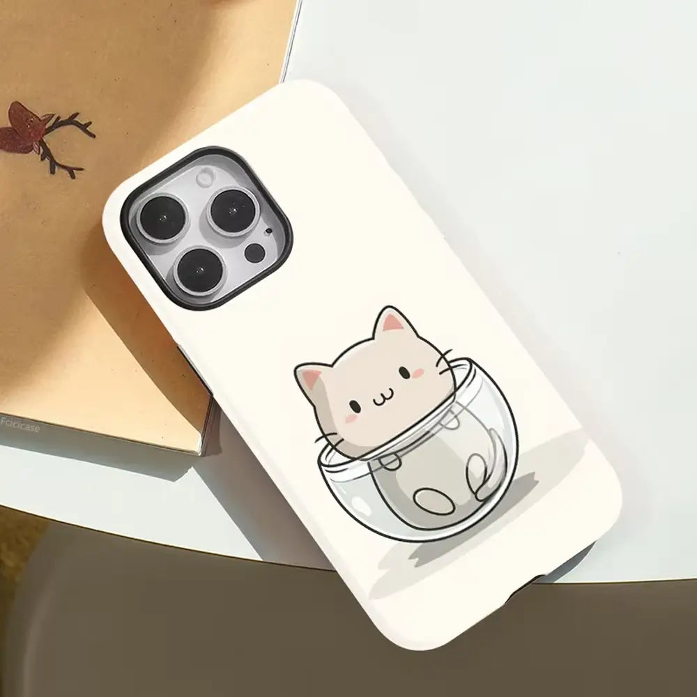 Fishbowl Cat MagSafe Case for iPhone