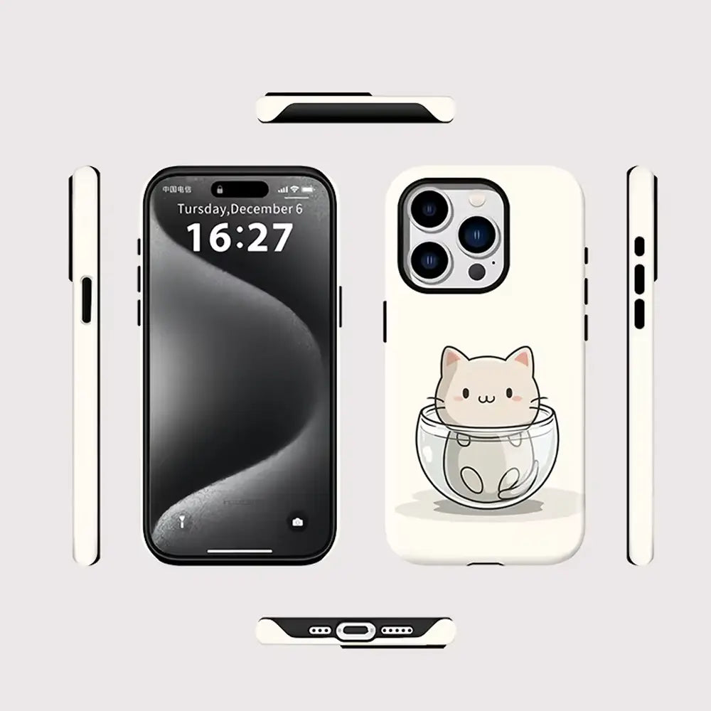 Fishbowl Cat MagSafe Case for iPhone