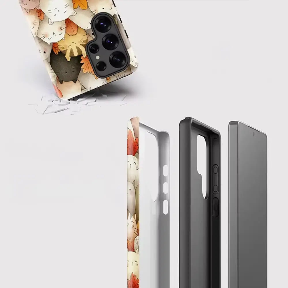 Kawaii Animal Crowd Cover for Galaxy