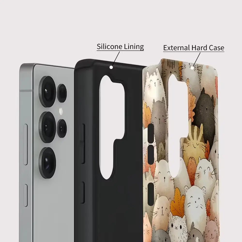 Kawaii Animal Crowd Cover for Galaxy
