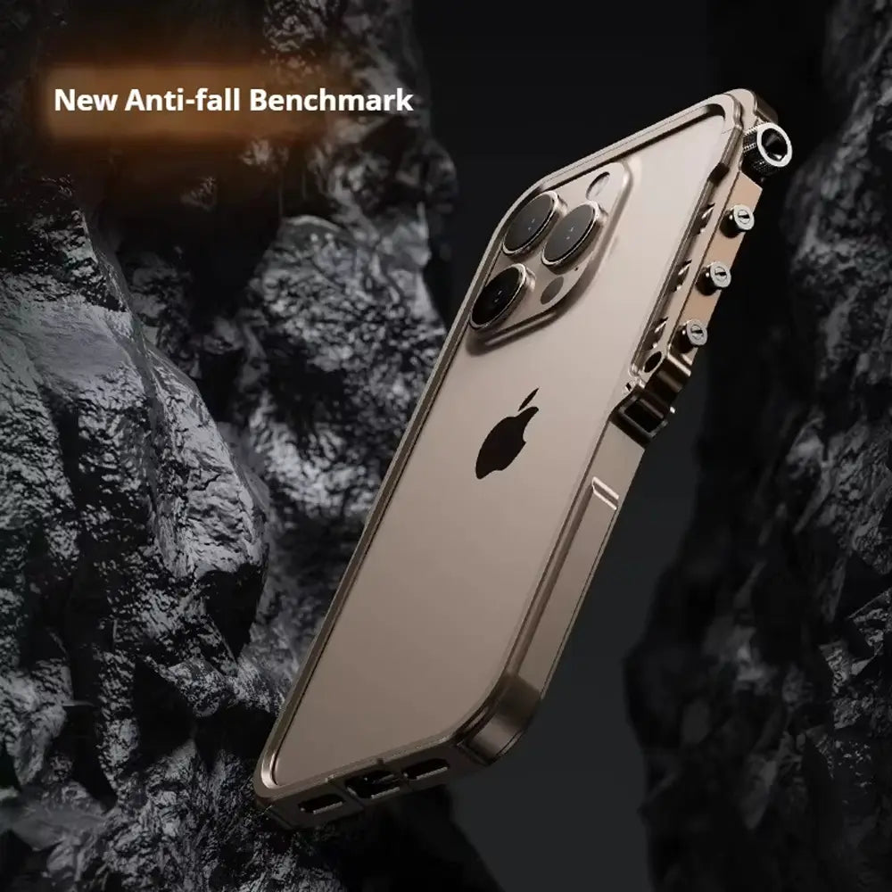 Mecha Cyberpunk Metal Bumper for iPhone