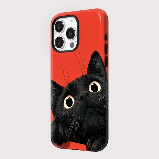 Peeking Cat MagSafe Case for iPhone