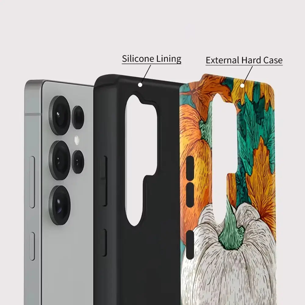 Rustic Autumn Pumpkin Case for Galaxy
