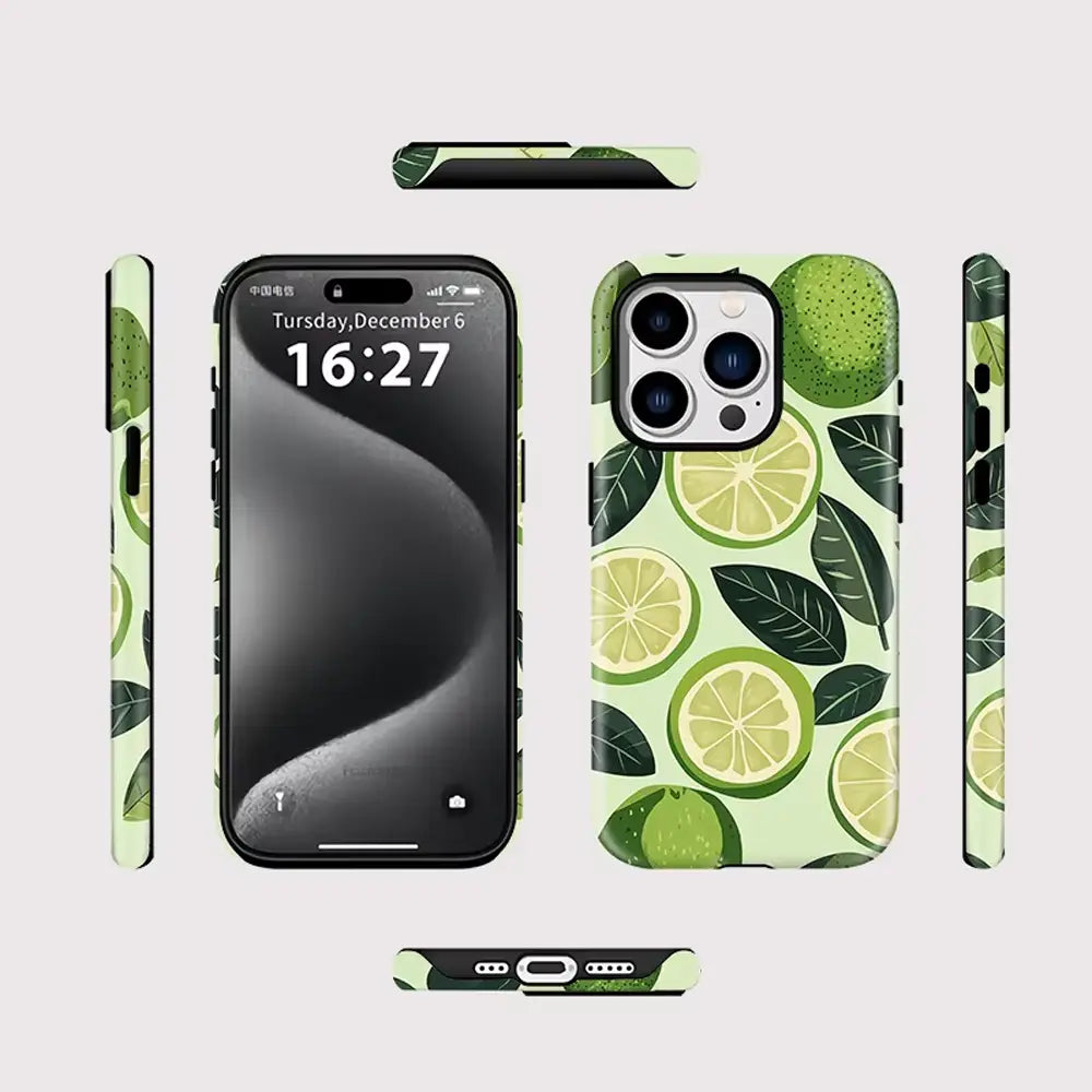 Zesty Lime Print Case for iPhone