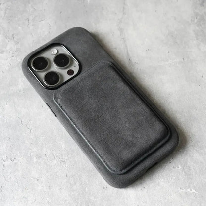 Italian Suede MagSafe Wallet for iPhone
