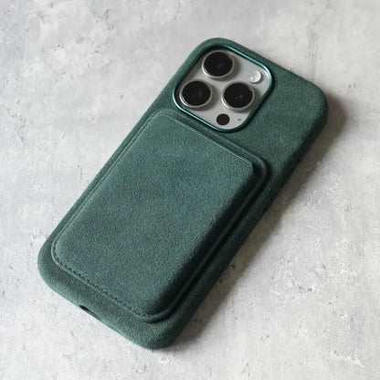 Italian Suede MagSafe Wallet for iPhone