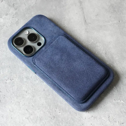 Italian Suede MagSafe Wallet for iPhone