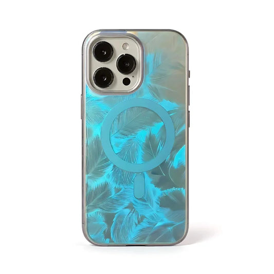 Aurora Feather MagSafe iPhone Case