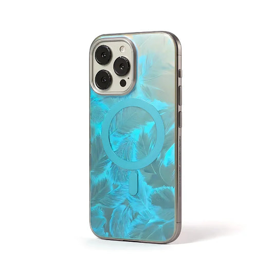 Aurora Feather MagSafe iPhone Case
