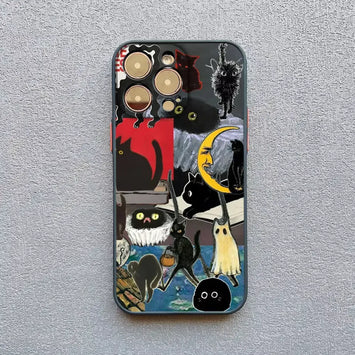 Black Cat Chronicles Case for iPhone