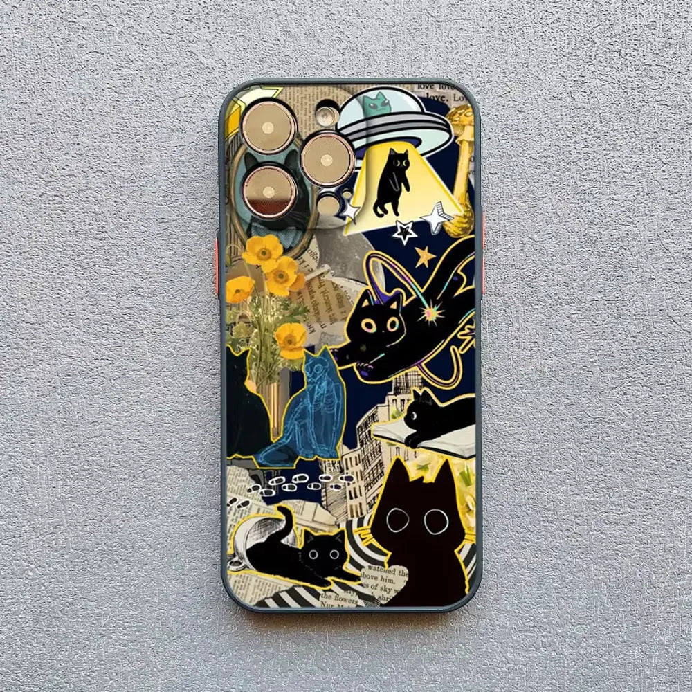 Black Cat Chronicles Case for iPhone