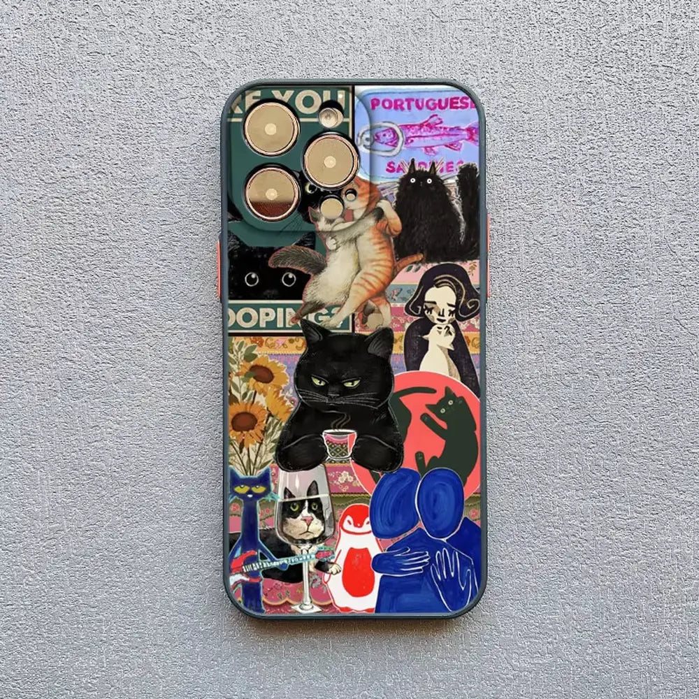 Black Cat Chronicles Case for iPhone