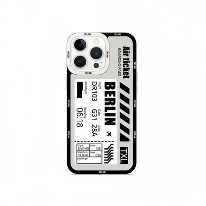 Boarding Pass Case for iPhone