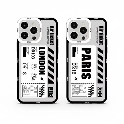 Boarding Pass Case for iPhone
