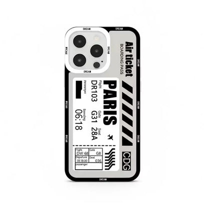 Boarding Pass Case for iPhone