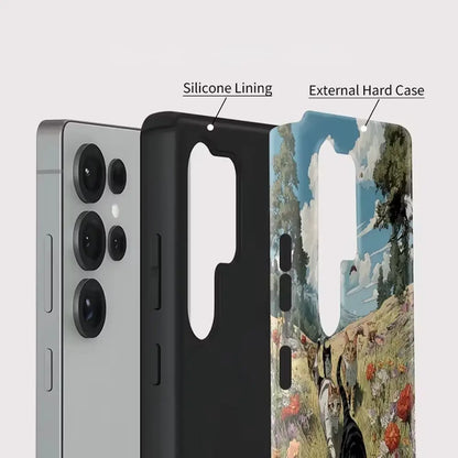 Cats in the Meadow Case for Galaxy