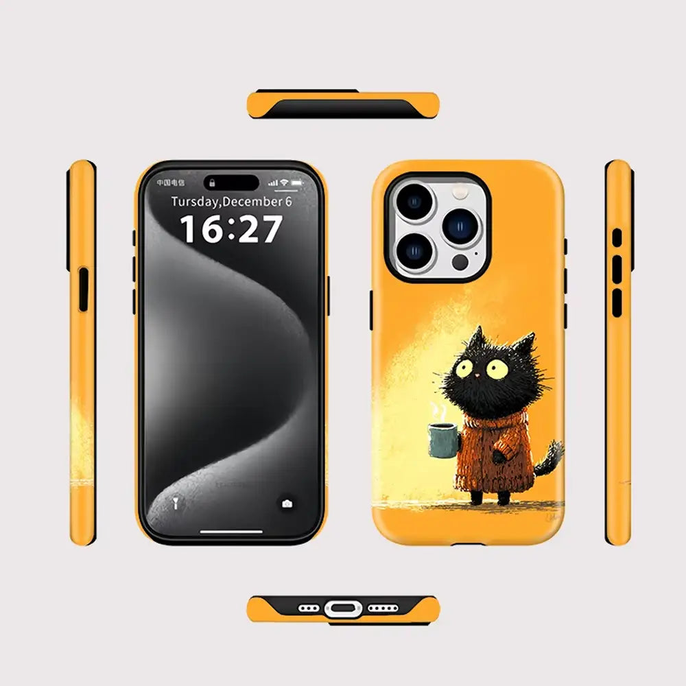 Coffee Cat iPhone Case