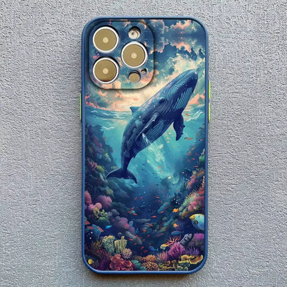 Cosmic iPhone Whale Case