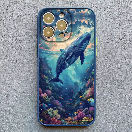 Cosmic iPhone Whale Case