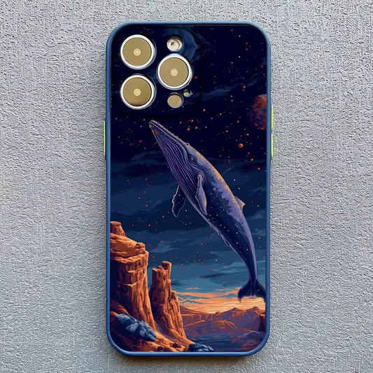 Cosmic iPhone Whale Case