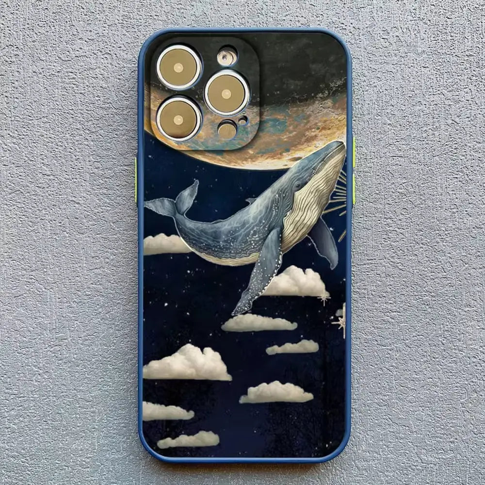 Cosmic iPhone Whale Case