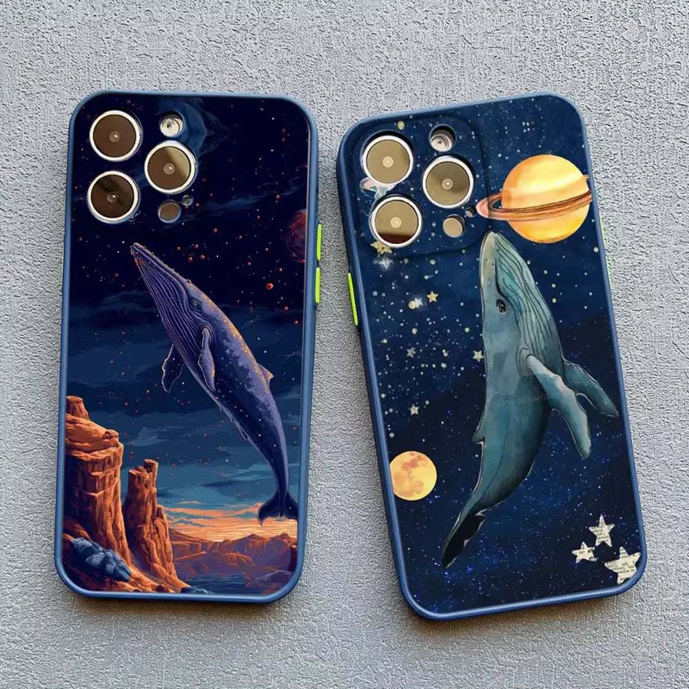 Cosmic iPhone Whale Case