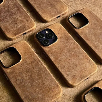 Crazy Horse Leather iPhone Case