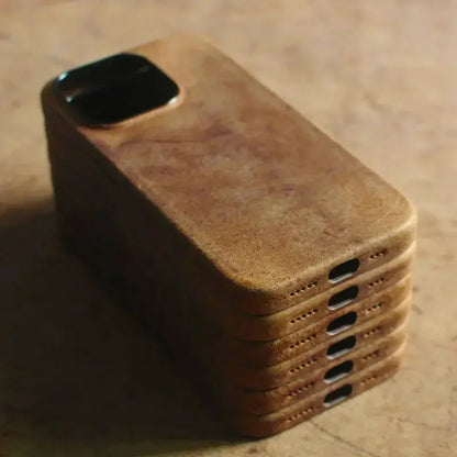 Crazy Horse Leather iPhone Case