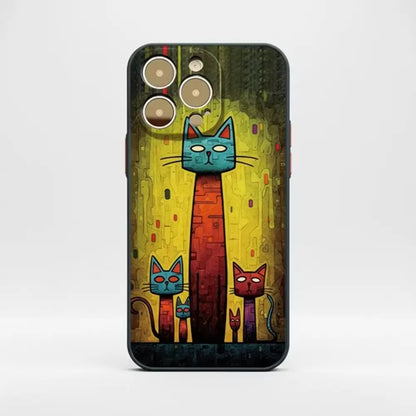 Cubist Cat Case for iPhone