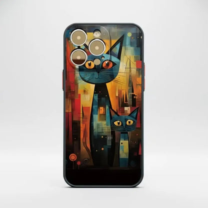 Cubist Cat Case for iPhone