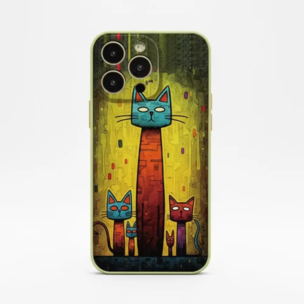 Cubist Cat Case for iPhone