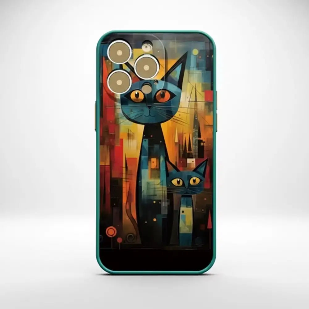 Cubist Cat Case for iPhone