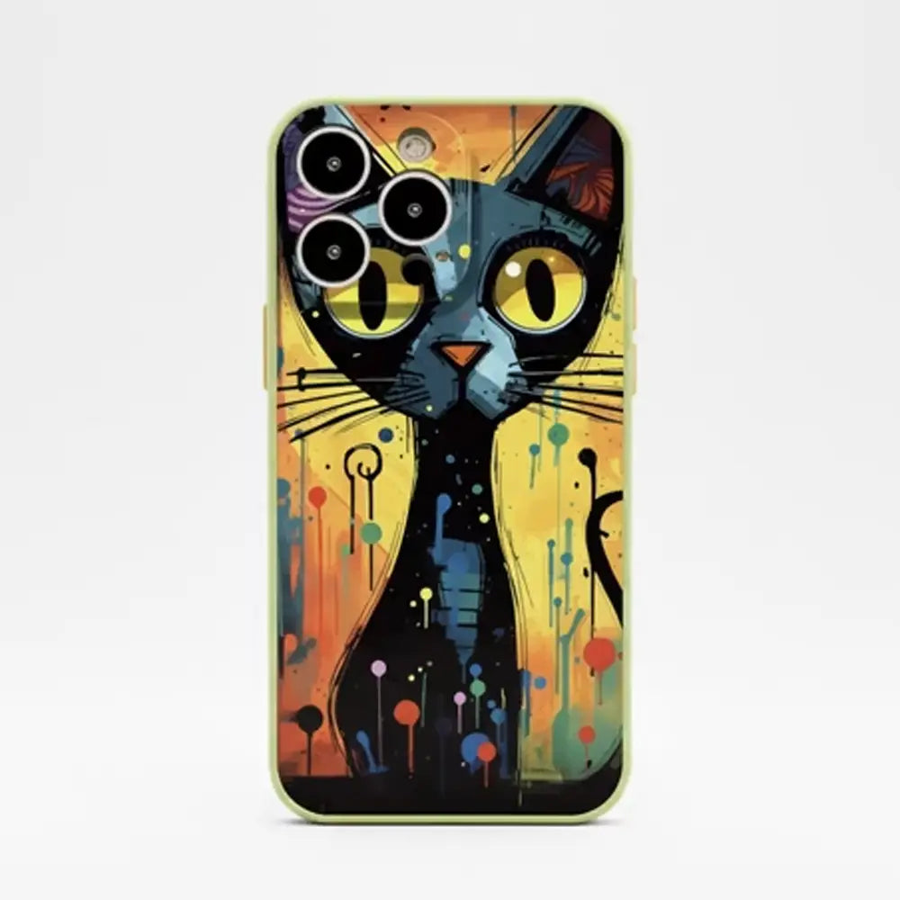 Cubist Cat Case for iPhone