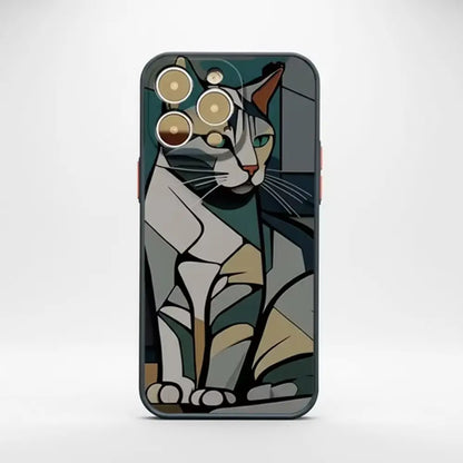 Cubist Cat Case for iPhone
