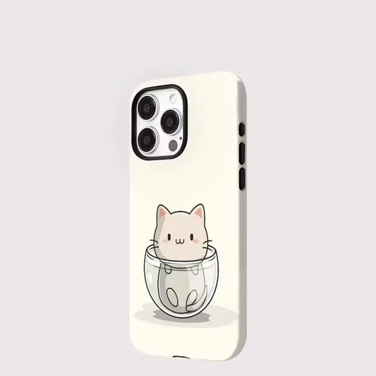 Fishbowl Cat MagSafe Case for iPhone