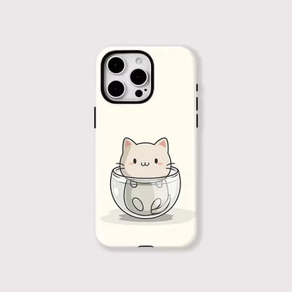 Fishbowl Cat MagSafe Case for iPhone