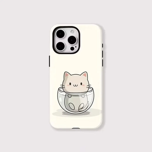 Fishbowl Cat MagSafe Case for iPhone