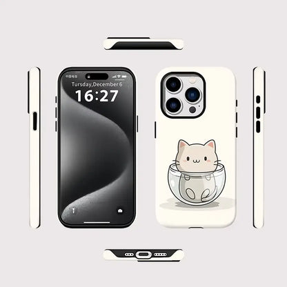 Fishbowl Cat MagSafe Case for iPhone