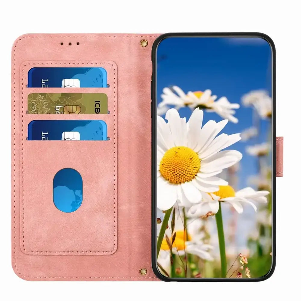 Floral Wallet Galaxy Case