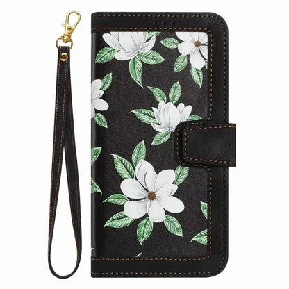 Floral Wallet Galaxy Case
