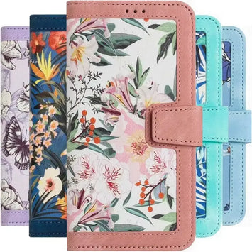 Floral Wallet Galaxy Case