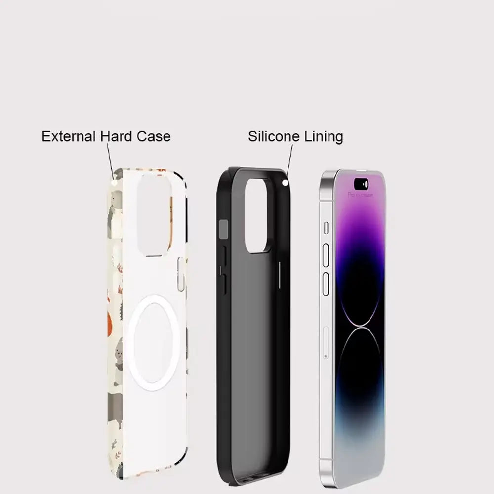 Folktale Animals Protective Case for iPhone